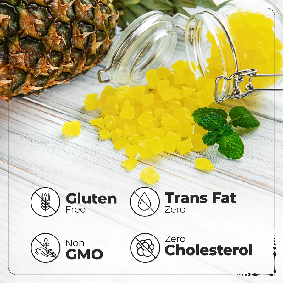 Happilo Premium International Dried Pineapple, 200 g-4.webp